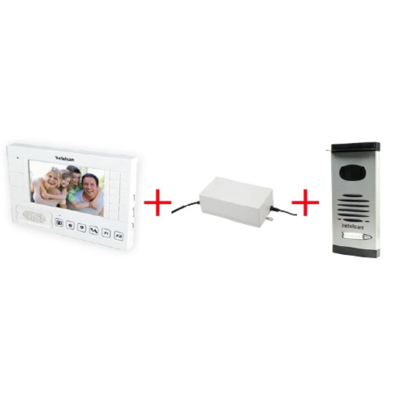 TYPHOON 7’’ Renkli Dokunmatik LCD Görüntülü Villa Kitler (Tekli)